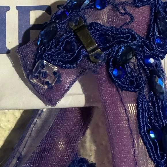 Mori Lee Blue Prom Dress